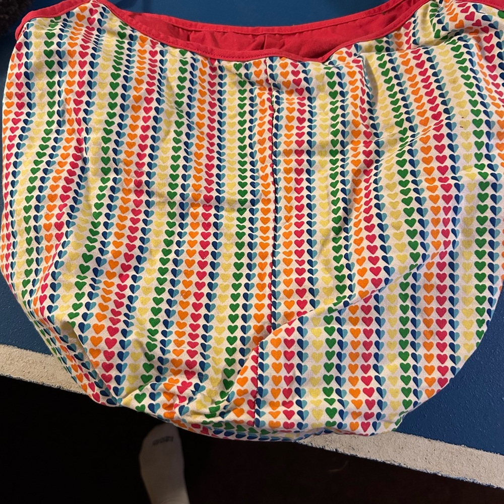 Colorful Heart Pattern Shoulder Bag